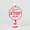 Santa Stop Here LED Tabletop Sign Red/White - Wondershop™ -Northlight Store GUEST 03d20aa0 6321 4db7 8fd7 337e4e1ea957