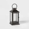 12" Decorative Metal Lantern Black - Wondershop™ -Northlight Store GUEST 128b6c50 1696 40a4 908a d41ade65eac9