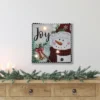 Northlight 12" LED Lighted 'Joy' Snowman Christmas Canvas Wall Art -Northlight Store GUEST 12ae5155 4791 480f a46a abfde6774bf2