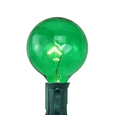 Northlight Pack Of 25 Incandescent G50 Green Christmas Replacement Bulbs 3 Northlight Pack Of 25 Incandescent G50 Green Christmas Replacement Bulbs