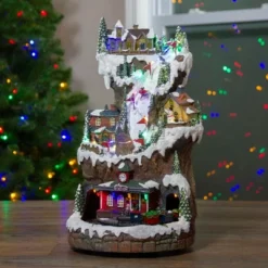 Northlight 15" LED Lighted And Animated Christmas Scene With Music