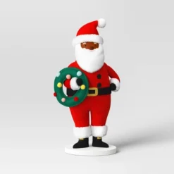 22" Fabric Santa Sculpture Holding Wreath - Wondershop™ Red/White 7 22" Fabric Santa Sculpture Holding Wreath - Wondershop™ Red/White -Northlight Store GUEST 37597653 35cb 4d75 aed0 b085fa7c2499