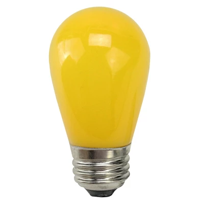 Northlight Pack Of 25 Opaque Yellow LED S14 Christmas Replacement Light Bulbs - 1.3 Watts 3 Northlight Pack Of 25 Opaque Yellow LED S14 Christmas Replacement Light Bulbs - 1.3 Watts