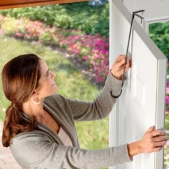 Haute Decor Christmas Adapt Adjustable Top & Bottom Christmas Wreath Hanger Matte Black -Northlight Store GUEST 3900142e 3fd4 4a18 a0f1 7e80b6bacb4e