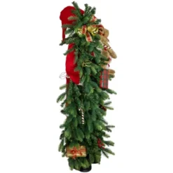 Northlight 48" Musical Santa Claus With Lighted Christmas Tree And Teddy Bear Standing Christmas Figure -Northlight Store GUEST 45350e83 080b 4f42 b67e 397d8856356f
