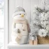 Fabric Snowman Figurine With Stocking - Wondershop™ White 2 Fabric Snowman Figurine With Stocking - Wondershop™ White -Northlight Store GUEST 483fb564 a4ca 4c82 ba44 8fd20b41bef2