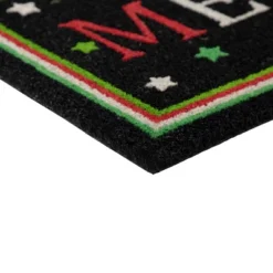 Northlight Black Coir "Merry" Christmas Doormat 18" X 30" -Northlight Store GUEST 4a6d46ed ad85 44eb 98c0 15dcd0ed24ac