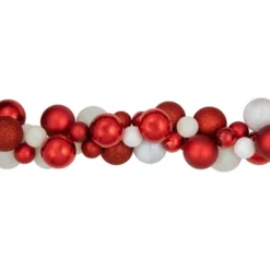 Northlight 6' Red And White 3-Finish Shatterproof Ball Christmas Garland 7 Northlight 6' Red And White 3-Finish Shatterproof Ball Christmas Garland -Northlight Store GUEST 4d18fb18 69ab 41c3 bba5 3f34e1d0885d