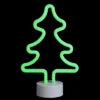 Northlight 11" Battery Operated Neon Style LED Christmas Tree Table Light - Green -Northlight Store GUEST 5a0013b2 5d32 4662 925b ff421d7ab403