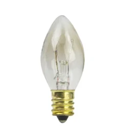 Northlight Pack Of 25 Incandescent C7 Clear Christmas Replacement Bulbs