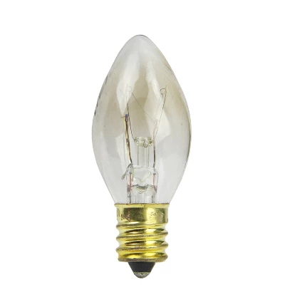 Northlight Pack Of 25 Incandescent C7 Clear Christmas Replacement Bulbs 3 Northlight Pack Of 25 Incandescent C7 Clear Christmas Replacement Bulbs
