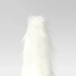 18" Faux Fur Christmas Tree Sculpture - Wondershop™ White -Northlight Store GUEST 748319a8 ca42 43c0 92fb e6aa4f02e81e