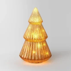 10.25" Battery Operated Lit Glass Christmas Tree Figurine - Wondershop™ -Northlight Store GUEST 7753ae56 3bb5 4c2d 8b9c db0fd14fd26e