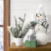 19.25" Fabric Snowman Figurine With Skis - Wondershop™ White -Northlight Store GUEST 86393435 23de 4b21 ab40 7fb3edfc10ab
