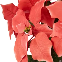 Northlight 28" Dark Pink Artificial Christmas Poinsettia With Gold Wrapped Base -Northlight Store GUEST 8888e533 a0c1 492e bc01 befece789537