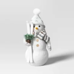19.25" Fabric Snowman Figurine With Skis - Wondershop™ White 7 19.25" Fabric Snowman Figurine With Skis - Wondershop™ White -Northlight Store GUEST 8ac6c87b bc56 4c7f 8779 b663c4585a30