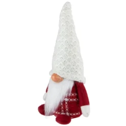 Northlight 9.5" Red And White Plaid Boy Gnome Christmas Decoration -Northlight Store GUEST 8af773d0 c548 4f22 bcc4 340a6e750423