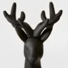 12" Plastic Sitting Deer Decorative Figurine Black - Wondershop™ -Northlight Store GUEST 8cd27ad6 3c49 4fe0 b6cb 17072deae256