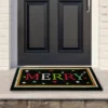 Northlight Black Coir "Merry" Christmas Doormat 18" X 30" -Northlight Store GUEST 90ae5618 39a9 4770 9160 2205bc68cf34