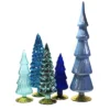 Christmas 17.0" Blue Hued Glass Trees Set / 5 Decorate Christmas Decor Mantle Cody Foster - Decorative Sculptures -Northlight Store GUEST 9368a76b f348 4c3a 86de 6f18e9d039e0