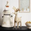 22.5" Fabric Santa Sculpture With Bell Wreath - Wondershop™ White -Northlight Store GUEST 9370fc2c 4dc1 4454 a6b6 387873b627c1
