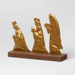 3pc Metal Christmas Nativity Scene Figurine Set - Wondershop™ Gold -Northlight Store GUEST 93fcd2f3 984d 4877 893e 02fc8f94efa5