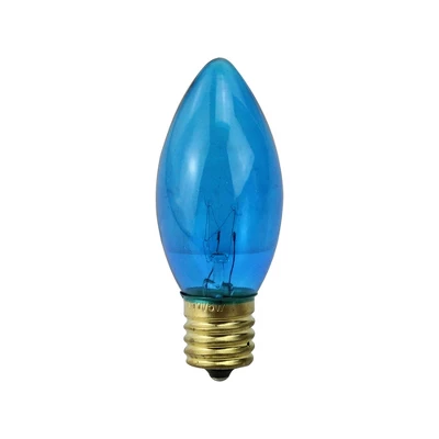 Northlight Pack Of 25 Incandescent C9 Blue Christmas Replacement Bulbs 3 Northlight Pack Of 25 Incandescent C9 Blue Christmas Replacement Bulbs