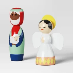 9pc Wood Christmas Nativity Scene Figurine Set - Wondershop™ -Northlight Store GUEST 9ac3d45f 3aac 40d7 868c 99e2e50bcf37