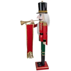 Northlight 36" Red And Green Christmas Nutcracker Soldier With Horn -Northlight Store GUEST 9de843cd d2e5 4c3a 8ff5 a216352c4d47