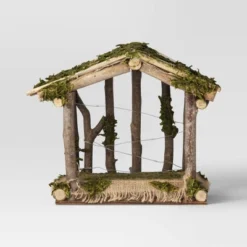 4pc Battery Operated Lit Wood Nativity Scene Figurine Set - Wondershop™ -Northlight Store GUEST aa9840fe 2891 4766 a331 fd77e6abf848