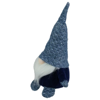 Northlight 10.5" Royal Blue Knit Gnome Christmas Figure 3 Northlight 10.5" Royal Blue Knit Gnome Christmas Figure