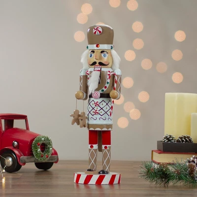 Northlight 14" Beige And Red Gingerbread Chef Christmas Nutcracker 3 Northlight 14" Beige And Red Gingerbread Chef Christmas Nutcracker