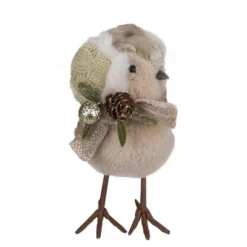 Northlight 6" Beige And White Plush Bird In Earmuffs Christmas Figure -Northlight Store GUEST bb07e897 4d58 4726 ad29 0f77fe5f2169