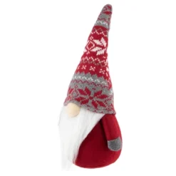 Northlight 12" Red And Gray Standing Gnome With Nordic Hat Christmas Decoration 12 Northlight 12" Red And Gray Standing Gnome With Nordic Hat Christmas Decoration -Northlight Store GUEST bcf935db aff3 4b33 909e 5960ee77a047