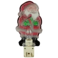 Northlight 6.75" Santa With Gift Frosted Christmas Night Light 11 Northlight 6.75" Santa With Gift Frosted Christmas Night Light -Northlight Store GUEST be4f042d 3096 47da 943a 4a3f33662bd1
