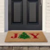 Northlight Natural Coir "Joy" Christmas Tree Doormat 18" X 30" 1 Northlight Natural Coir "Joy" Christmas Tree Doormat 18" X 30" -Northlight Store GUEST bf3e2e84 583d 449e 9027 650667587cef