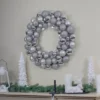 Northlight Silver 3-Finish Shatterproof Ball Ornament Christmas Wreath, 36-Inch 1 Northlight Silver 3-Finish Shatterproof Ball Ornament Christmas Wreath, 36-Inch -Northlight Store GUEST cccbe9fa 3b26 42f2 964d 35fca53bbe99