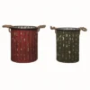 Transpac Metal Red Christmas Rugged Buckets Set Of 2 2 Transpac Metal Red Christmas Rugged Buckets Set Of 2 -Northlight Store GUEST d4a81bdf bcfb 47d4 97ff 1edaf01aa2db