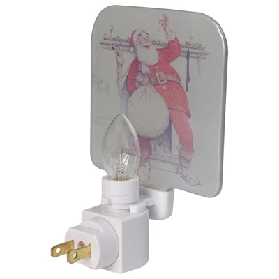 Northlight 6" Norman Rockwell 'Filling The Stocking' Glass Christmas Night Light 4 Northlight 6" Norman Rockwell 'Filling The Stocking' Glass Christmas Night Light - Image 2