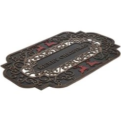 Northlight Black And Copper Reindeer "Merry Christmas" Doormat 18" X 30" -Northlight Store GUEST e7c7c21c 35d9 443b bced bd95e37314be