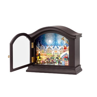 Mr. Christmas Animated LED Mantel Music Box Christmas Decoration 2 Mr. Christmas Animated LED Mantel Music Box Christmas Decoration