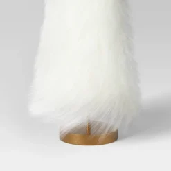 24" Faux Fur Christmas Tree Sculpture - Wondershop™ White -Northlight Store GUEST fa0493d6 6263 446f 9ada d1f0543b1b5d