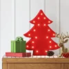 12" Battery Operated Lit Wood Christmas Tree Figurine - Wondershop™ Red -Northlight Store GUEST fd104616 1cd3 4033 aabb 09341ed59aa6